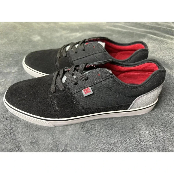 DC Men's Tonik Black/Grey Red Leather Shoes Size 11 Skateboarding Sneake… - Picture 4 of 16